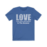 L.O.V.E. Is the Answer - Summer - Unisex Jersey Short Sleeve Tee
