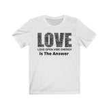 L.O.V.E. Is the Answer - Summer - Unisex Jersey Short Sleeve Tee