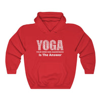 Y.O.G.A. - Unisex Heavy Blend™Yoga  Hooded Sweatshirt